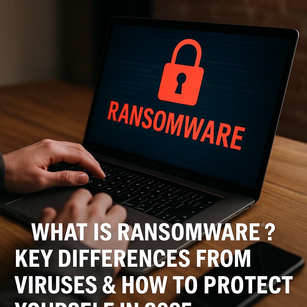What Is Ransomware? Key Differences from Viruses & How to Protect Yourself in 2025